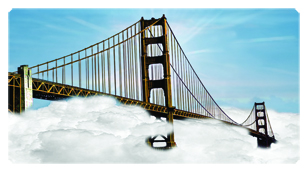 DSC700 124 BL Crossing Over (Bridge) Blue